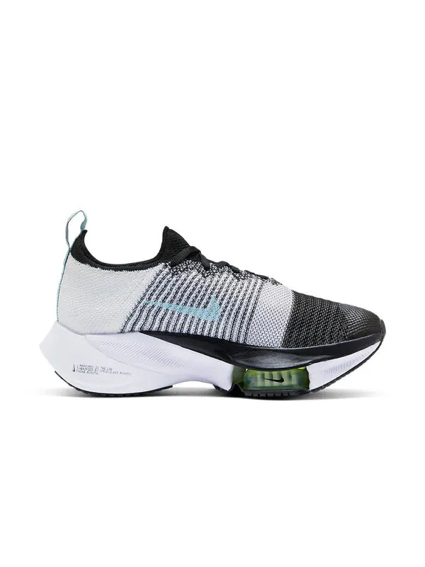 Кроссовки air zoom tempo next% flyknit Nike — изображение 2 из 4, черный//белый