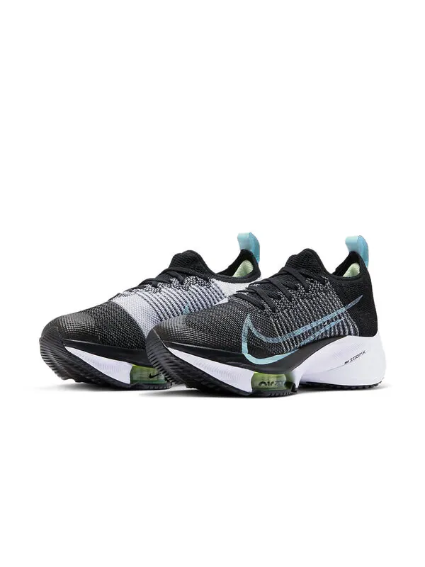 Кроссовки air zoom tempo next% flyknit Nike — изображение 3 из 4, черный//белый