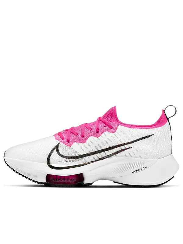 Кроссовки air zoom tempo next% flyknit Nike — изображение 1 из 4, белый/розовый