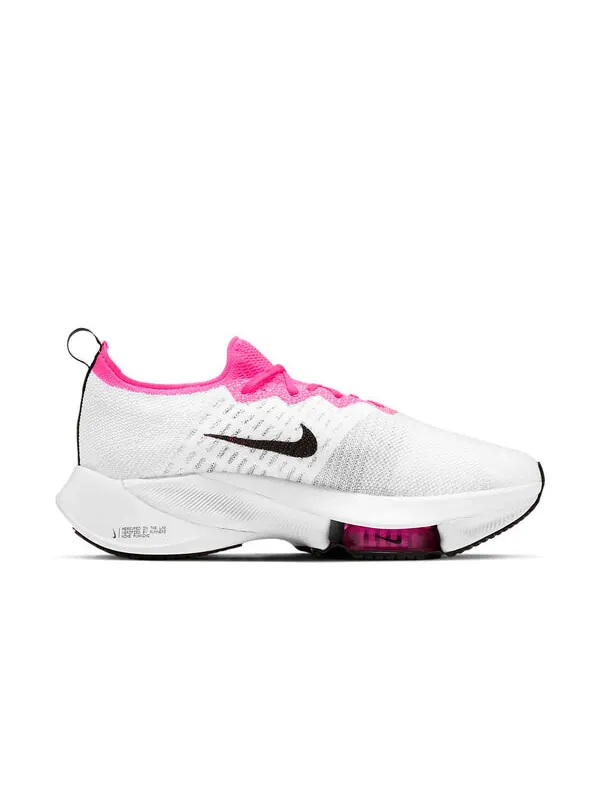 Кроссовки air zoom tempo next% flyknit Nike — изображение 2 из 4, белый/розовый