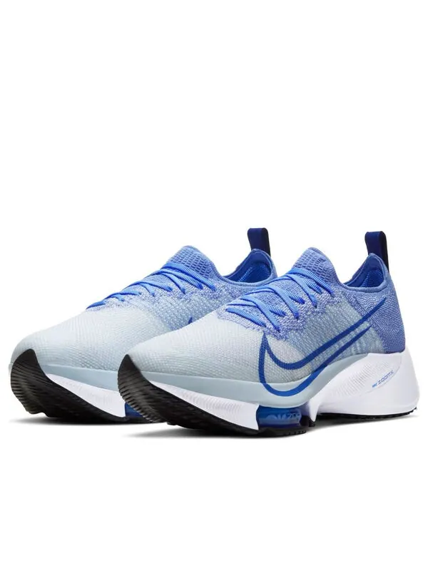 Кроссовки air zoom tempo next% flyknit 'blue white' Nike — изображение 3 из 4, синий/черный
