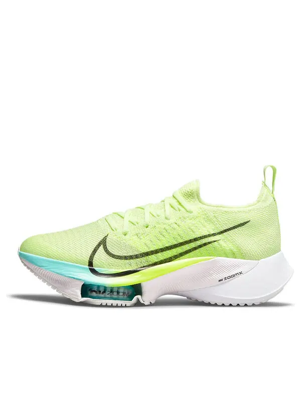 Кроссовки air zoom tempo next% flyknit Nike — изображение 1 из 4, зеленый/белый