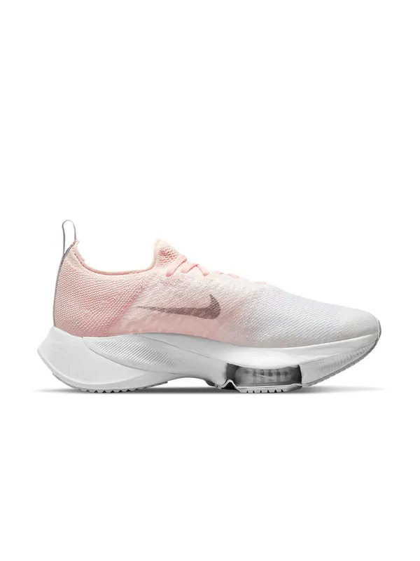 Кроссовки air zoom tempo next% flyknit 'sunset tint' Nike — изображение 2 из 4, серый/белый
