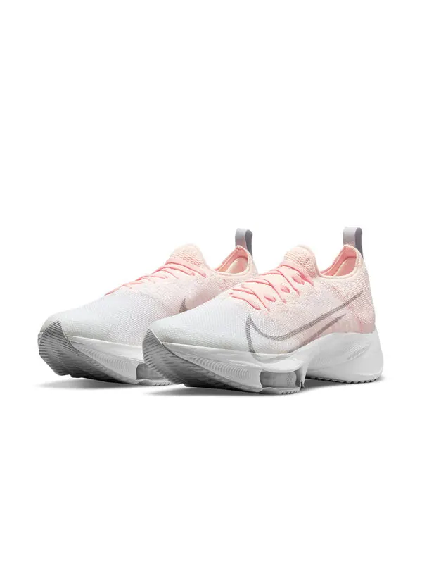 Кроссовки air zoom tempo next% flyknit 'sunset tint' Nike — изображение 3 из 4, серый/белый
