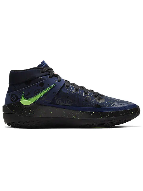 Кроссовки кд 13 эп Nike — изображение 2 из 4, синий/черный/зеленый