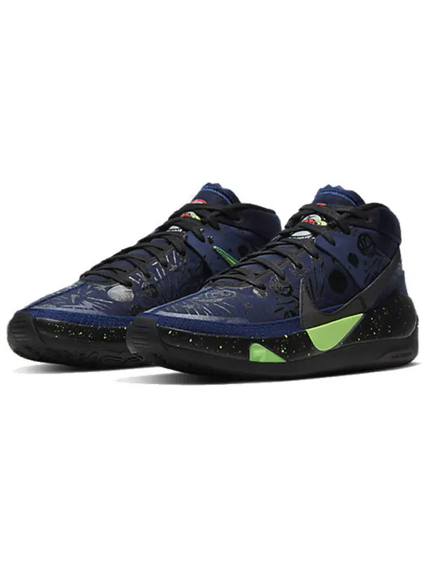 Кроссовки кд 13 эп Nike — изображение 3 из 4, синий/черный/зеленый