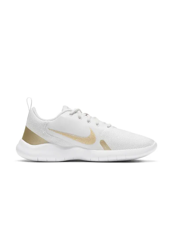 Кроссовки flex experience run 10 Nike — изображение 2 из 4, белый/золотистый
