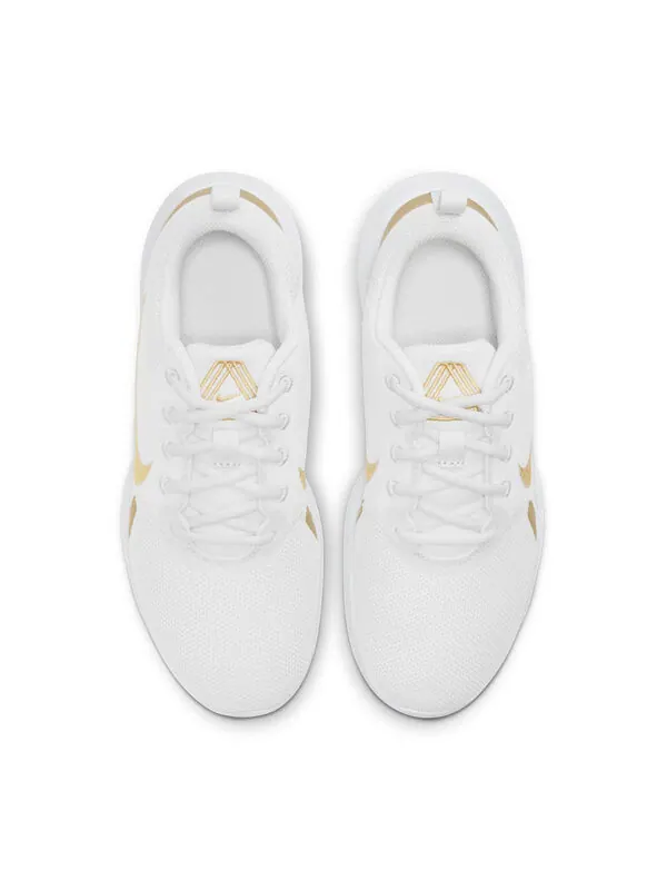Кроссовки flex experience run 10 Nike — изображение 4 из 4, белый/золотистый