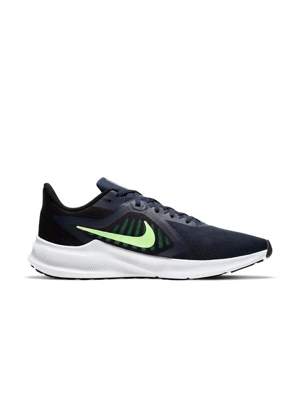 Кроссовки дауншифтер 10 Nike — изображение 2 из 4, черный/белый/зеленый