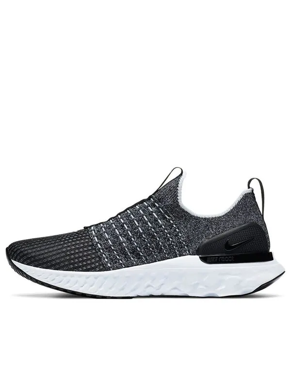 Кроссовки react phantom run flyknit 2 Nike — изображение 1 из 4, черный белый