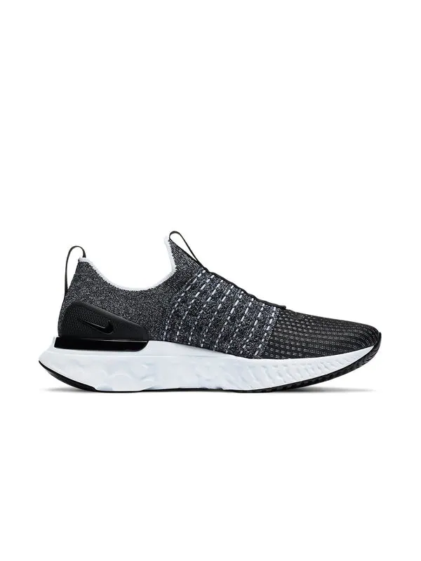 Кроссовки react phantom run flyknit 2 Nike — изображение 2 из 4, черный белый