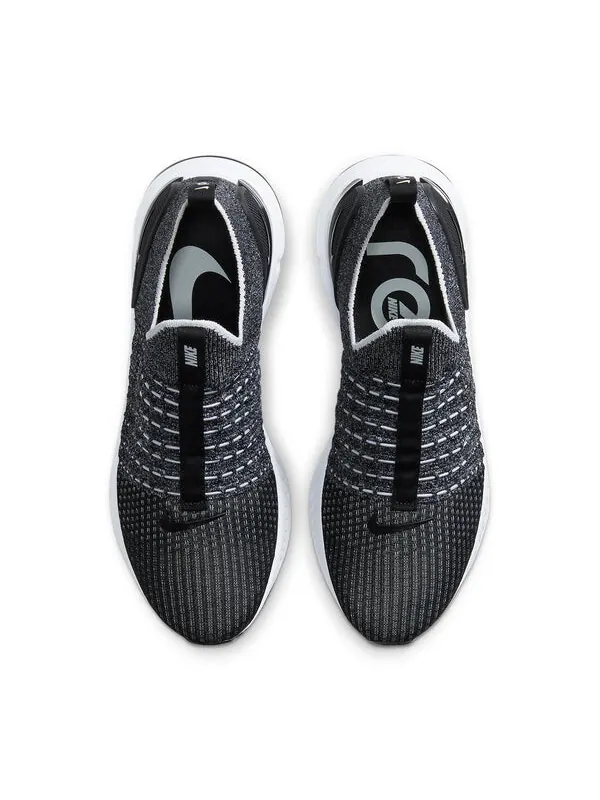 Кроссовки react phantom run flyknit 2 Nike — изображение 4 из 4, черный белый
