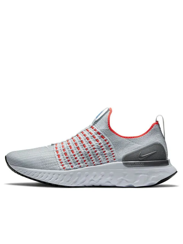 Кроссовки react phantom run flyknit 2 Nike — изображение 1 из 4, серый/красный