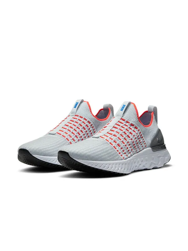 Кроссовки react phantom run flyknit 2 Nike — изображение 3 из 4, серый/красный