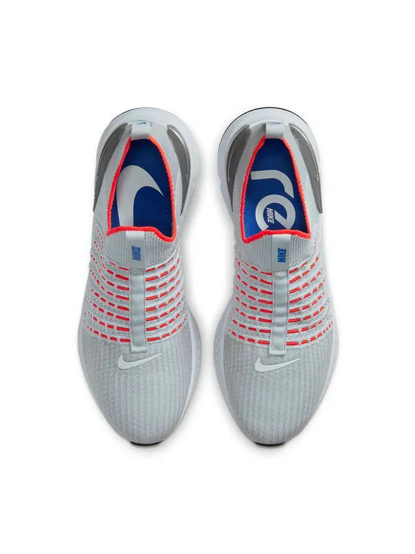 Кроссовки react phantom run flyknit 2 Nike — изображение 4 из 4, серый/красный
