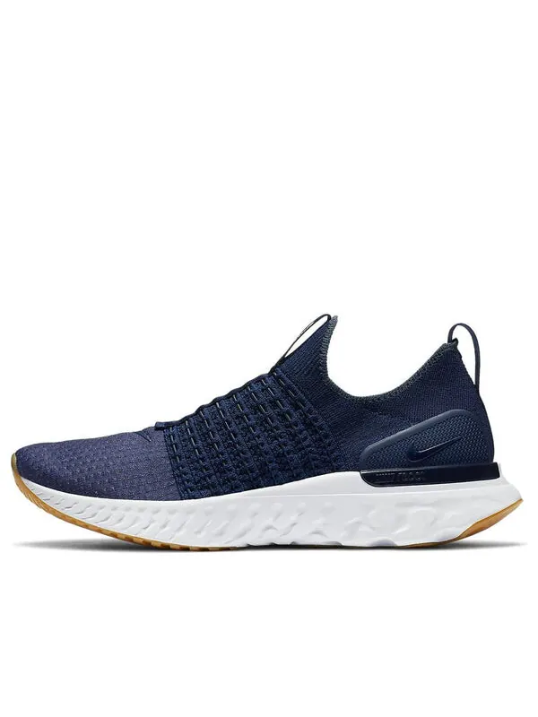Кроссовки react phantom run flyknit 2 Nike — изображение 1 из 4, белый/синий