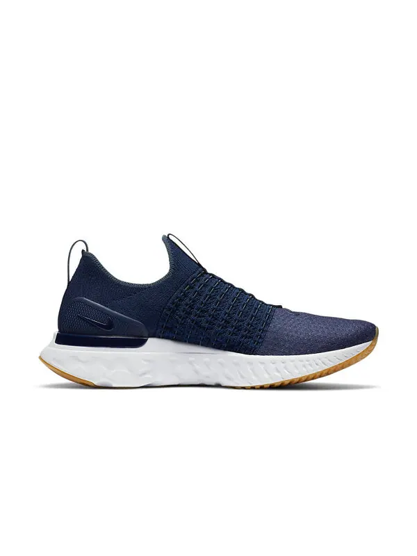 Кроссовки react phantom run flyknit 2 Nike — изображение 2 из 4, белый/синий