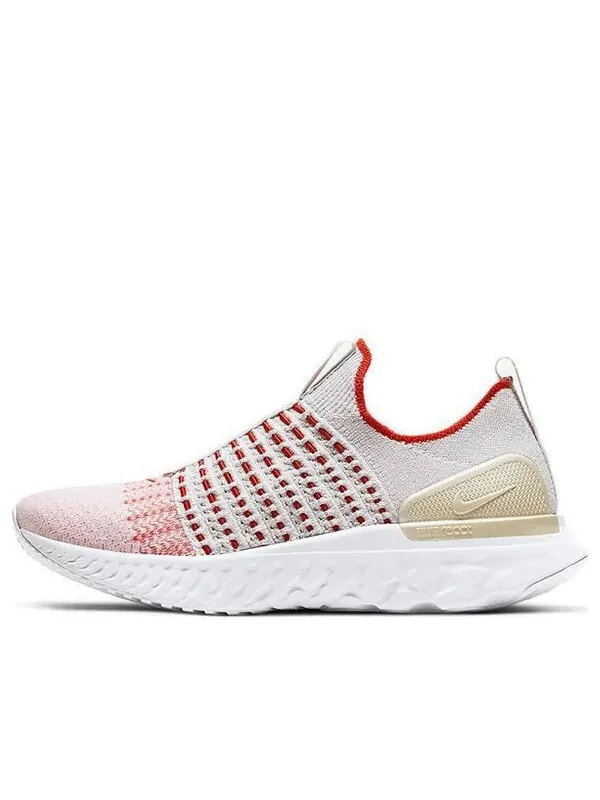 Кроссовки react phantom run flyknit 2 Nike — изображение 1 из 4, белый/красный