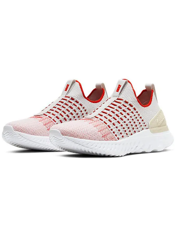 Кроссовки react phantom run flyknit 2 Nike — изображение 3 из 4, белый/красный