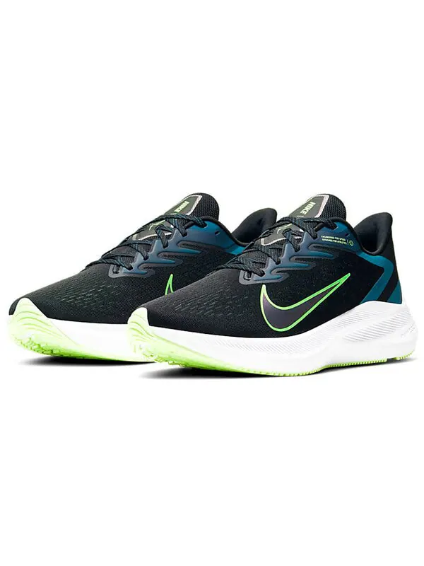 Кроссовки zoom winflo 7 Nike — изображение 3 из 4, черный/зеленый/синий