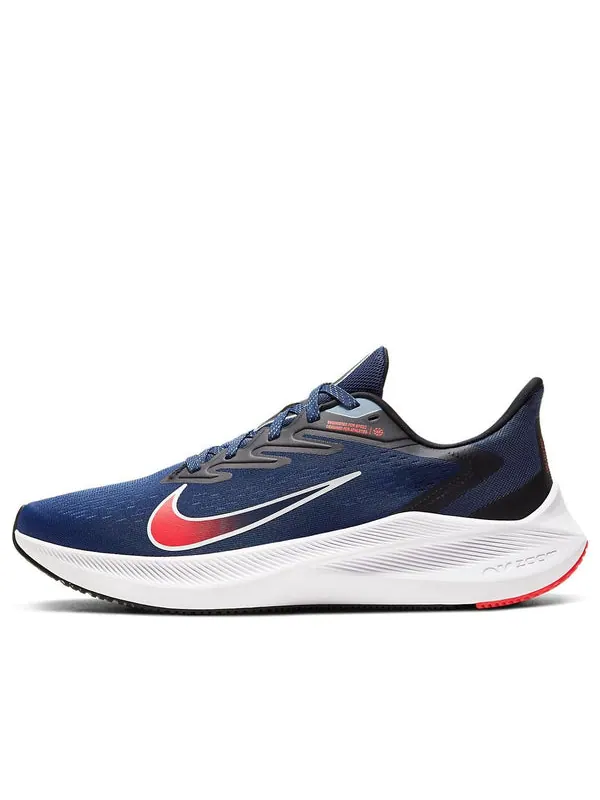 Кроссовки air zoom winflo 7 'midnight navy crimson' Nike — изображение 1 из 4