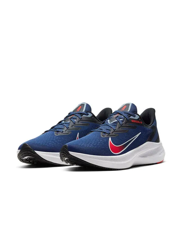 Кроссовки air zoom winflo 7 'midnight navy crimson' Nike — изображение 3 из 4