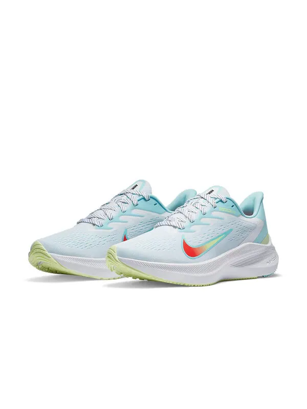 Кроссовки air zoom winflo 7 'white glacier ice' Nike — изображение 3 из 4, белый/серый