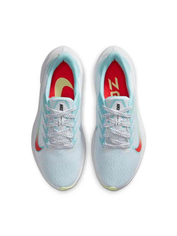 Кроссовки air zoom winflo 7 'white glacier ice' Nike — изображение 4 из 4, белый/серый