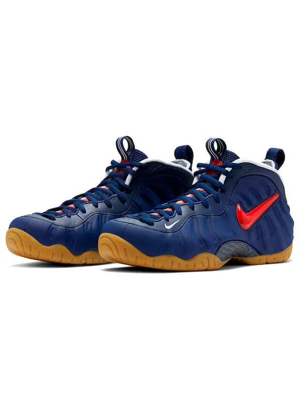 Кроссовки air foamposite pro Nike — изображение 3 из 4, синий/красный