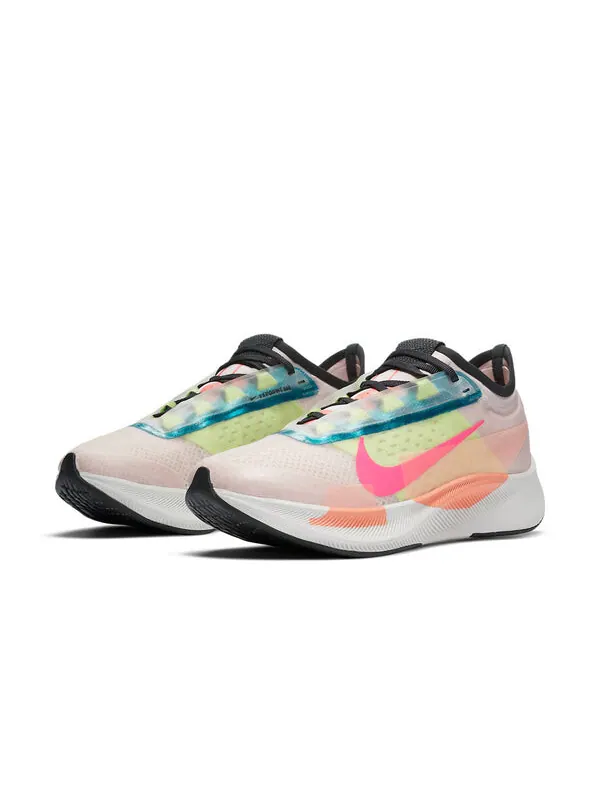 Кроссовки zoom fly 3 премиум Nike — изображение 3 из 4, розовый/белый