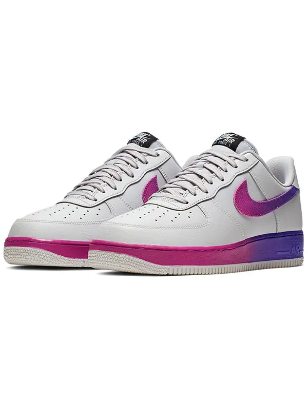 Кроссовки air force 1 low '07 lv8 'hyper grape' Nike — изображение 2 из 4, серый/--черный