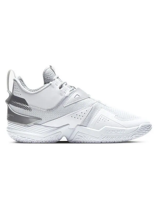 Кроссовки westbrook one take Air Jordan — изображение 2 из 4, белый/серый