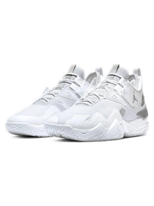 Кроссовки westbrook one take Air Jordan — изображение 3 из 4, белый/серый