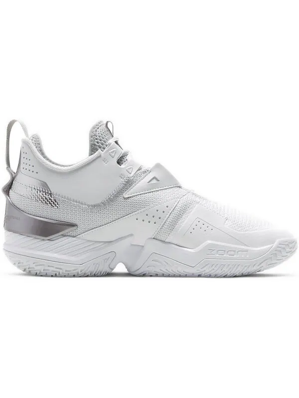 Кроссовки westbrook one take Air Jordan — изображение 2 из 4, белый/серебристый