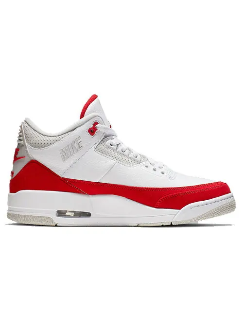 Кроссовки 3 ретро тинкер Air Jordan — изображение 2 из 4, белый/красный-серый