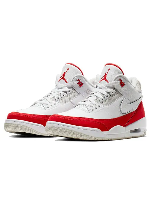 Кроссовки 3 ретро тинкер Air Jordan — изображение 3 из 4, белый/красный-серый