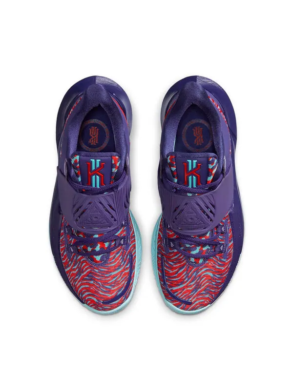 Кроссовки kyrie low 3 'orchid' Nike — изображение 4 из 4, фиолетовый/красный
