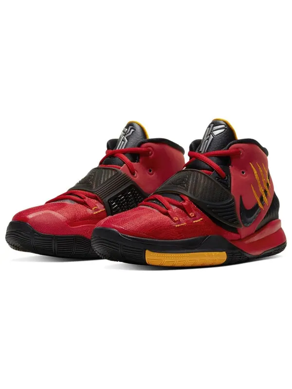 Кроссовки kyrie 6 Nike — изображение 3 из 4, черный/красный