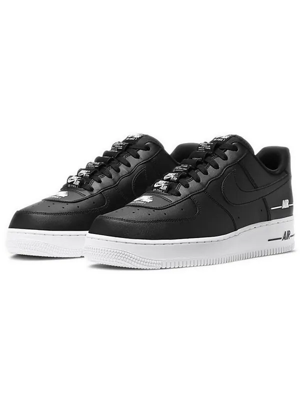 Кроссовки air force 1 '07 lv8 'double air pack - black' Nike — изображение 3 из 4, черный/белый