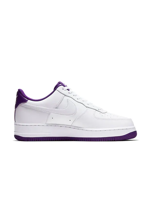Кроссовки air force 1 низкие Nike — изображение 2 из 4, белый/фиолетовый