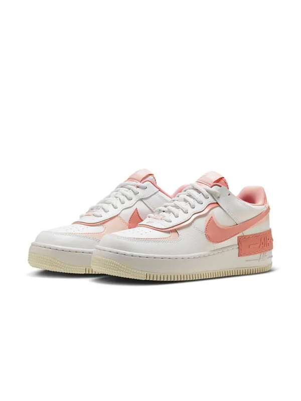 Кроссовки air force 1 shadow 'white coral pink' Nike — изображение 3 из 4, белый