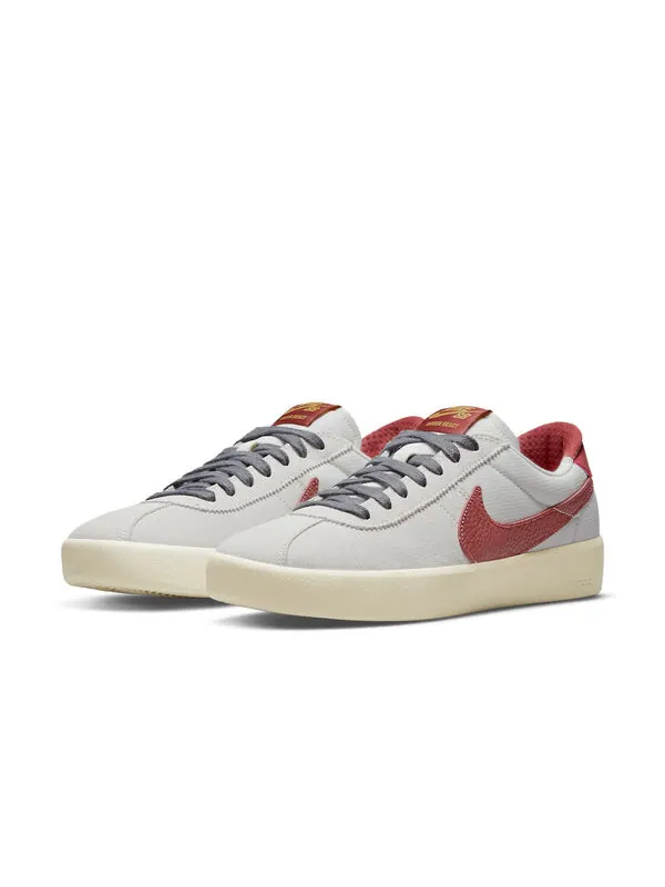 Кроссовки bruin react sb Nike — изображение 3 из 4, серый/красный