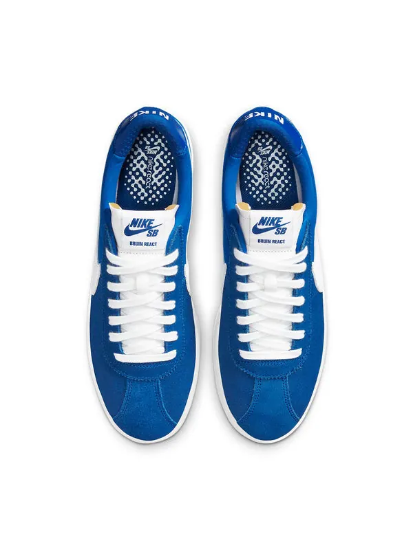 Кроссовки bruin react sb Nike — изображение 4 из 4, белый/синий