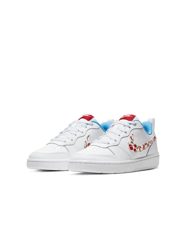 Кроссовки Court Borough Low 2 Nike — изображение 3 из 4, белый/синий