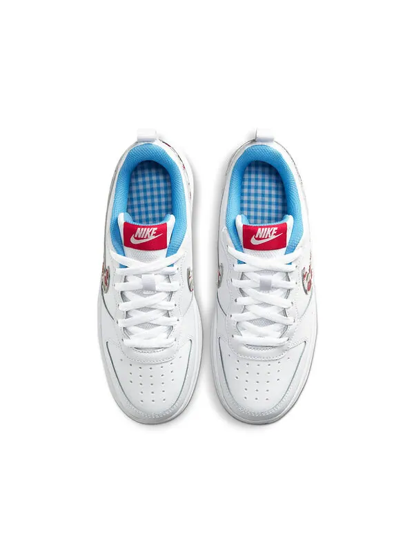 Кроссовки Court Borough Low 2 Nike — изображение 4 из 4, белый/синий
