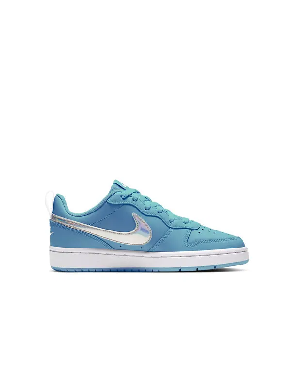 Кроссовки Court Borough Low 2 fp Nike — изображение 2 из 3, синий/белый