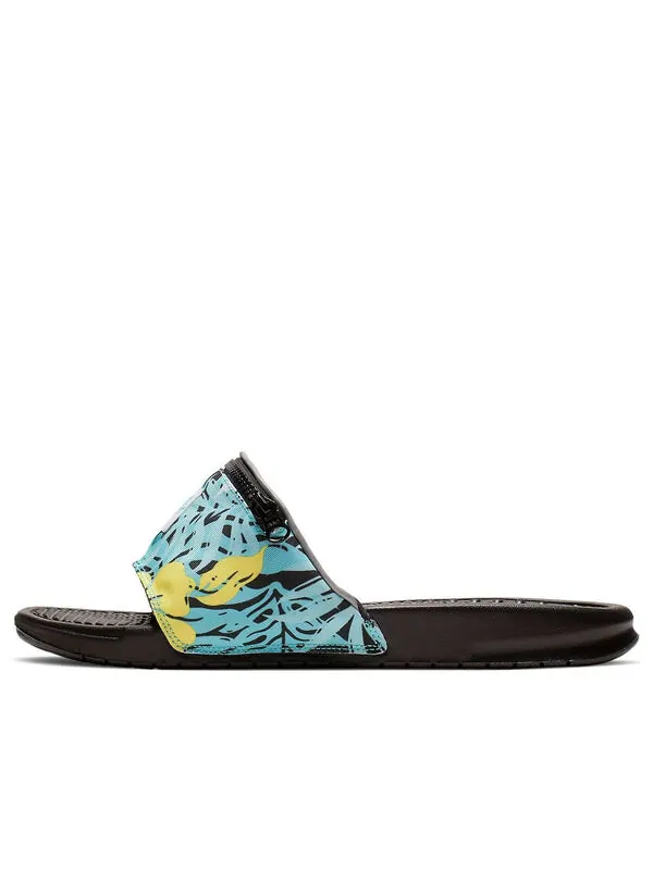 Тапочки benassi jdi print 'fanny pack' Nike — изображение 1 из 3, черный