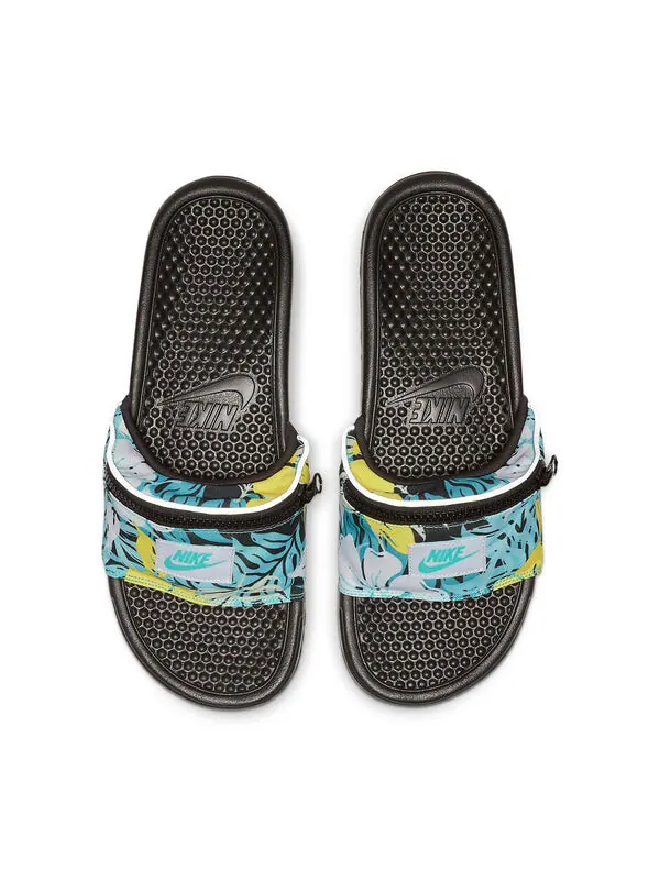 Тапочки benassi jdi print 'fanny pack' Nike — изображение 3 из 3, черный