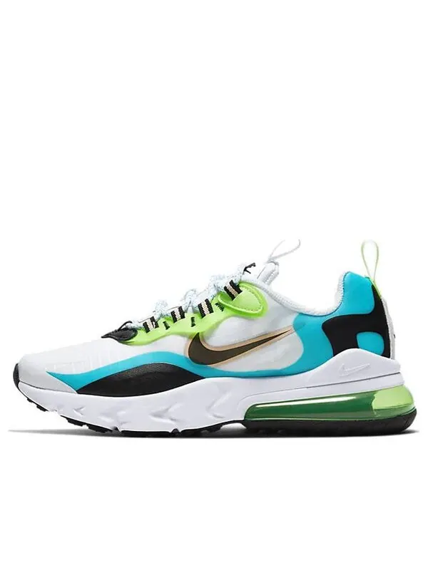Кроссовки air max 270 react se Nike — изображение 1 из 4, голубой/черный/зеленый
