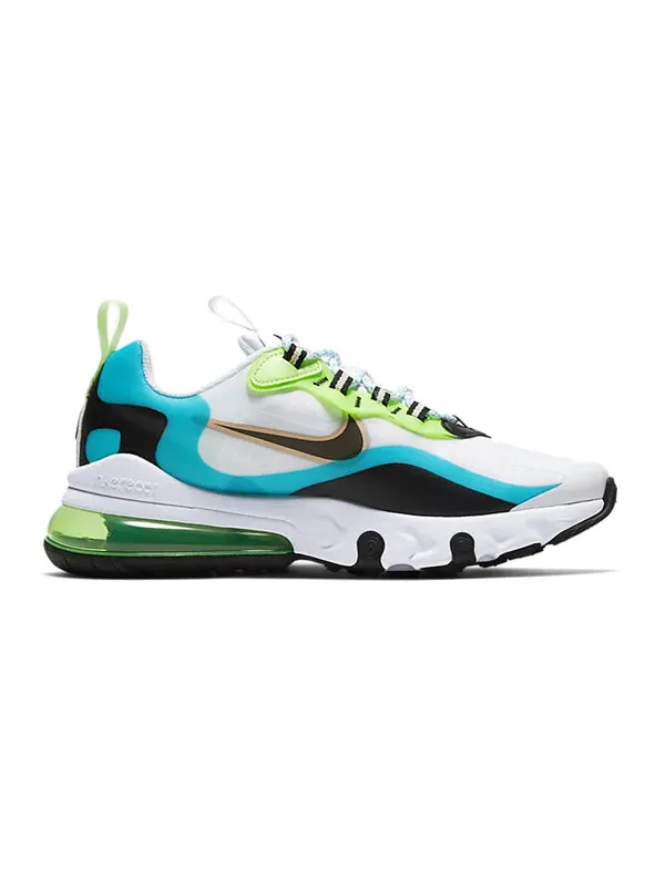Кроссовки air max 270 react se Nike — изображение 2 из 4, голубой/черный/зеленый